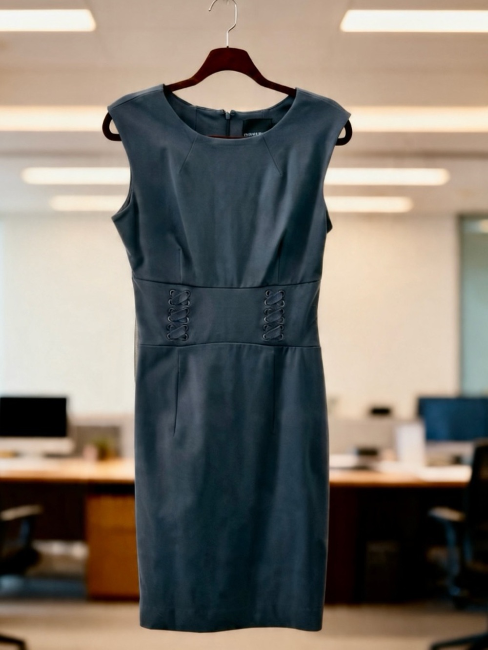 Cynthia Rowley medium Gray Sleeveless Sheath Dress